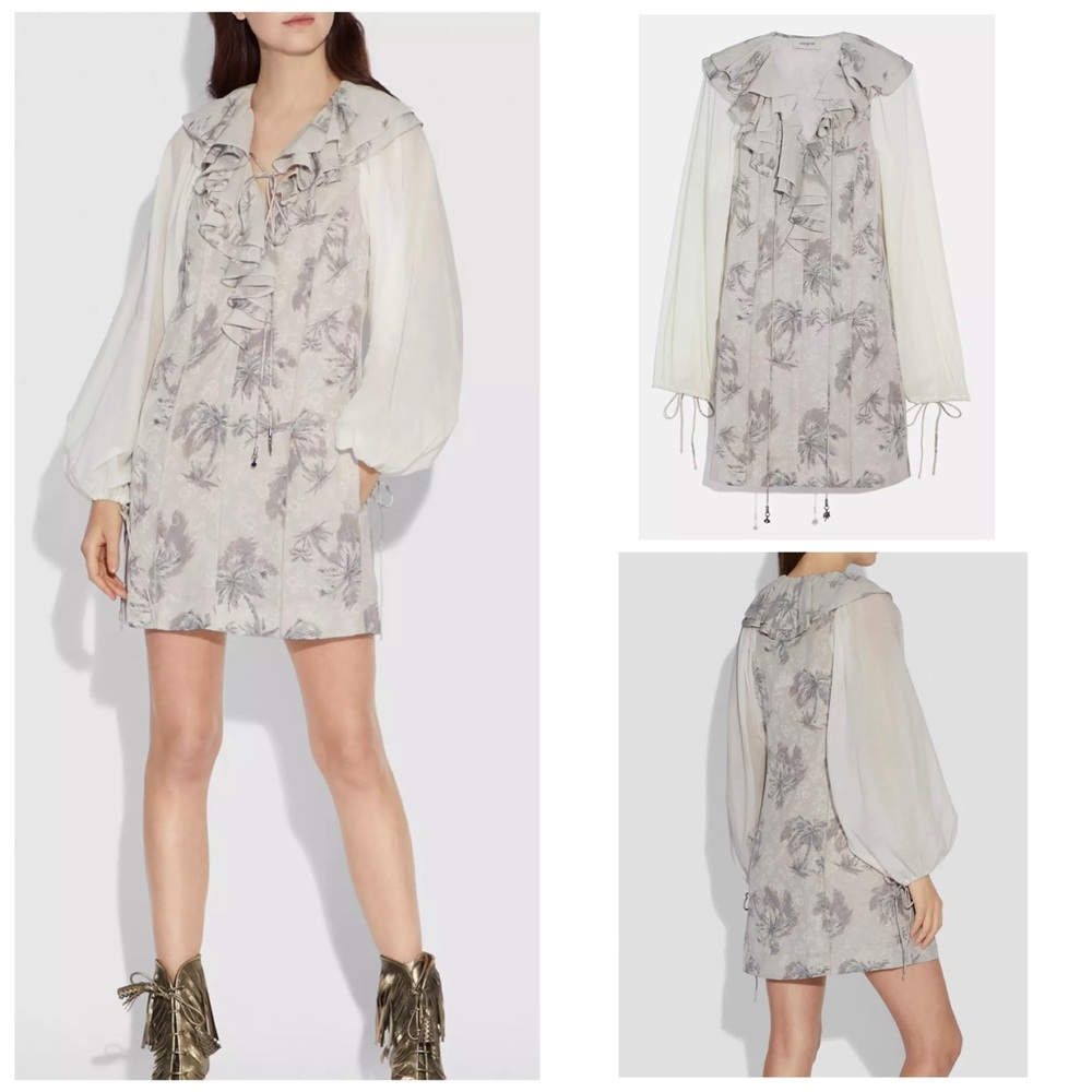 🚨Sale🚨! NWT COACH Palm Tree Dress Size 6